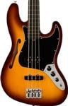 Fender LE Suona Jazz Bass Thinline Guitar Violin Burst with Case Body View